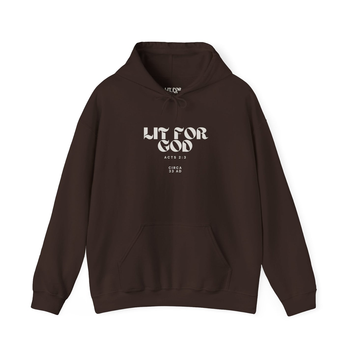 Lit for God™ Unisex Hooded Sweatshirt