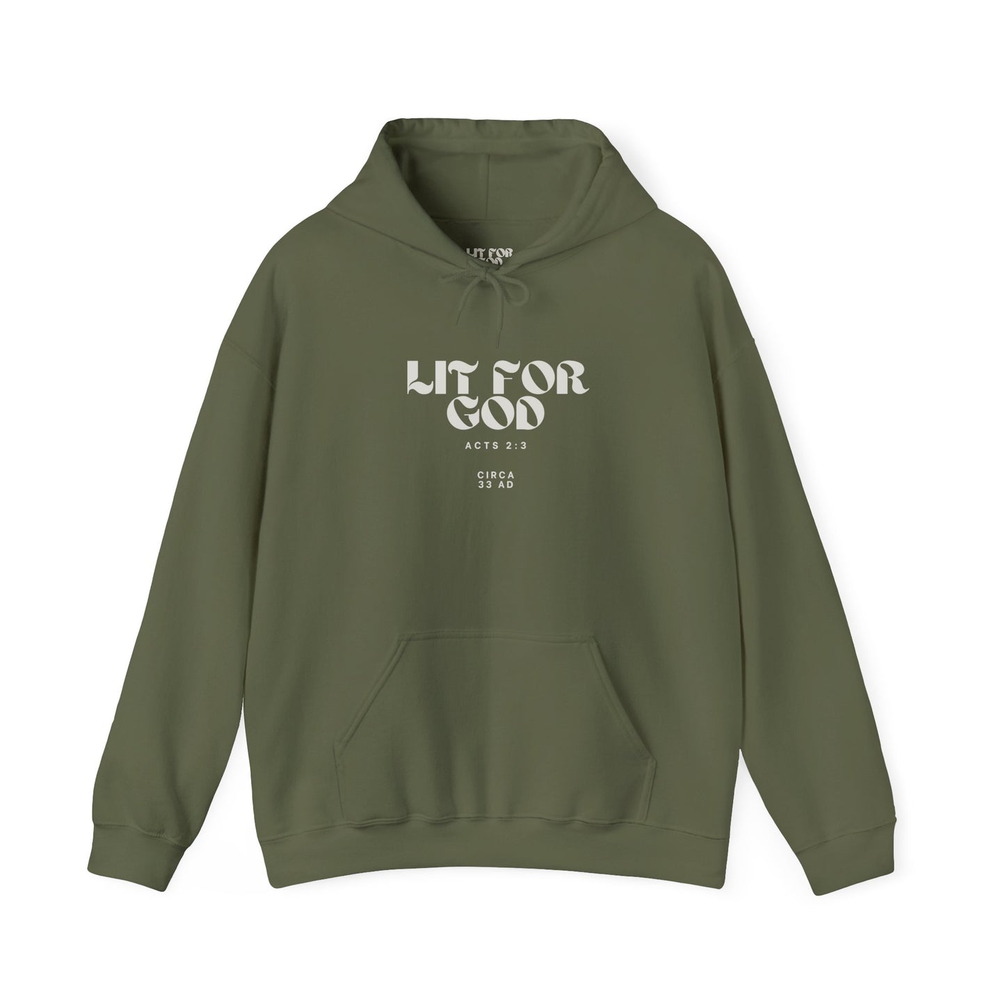 Lit for God™ Unisex Hooded Sweatshirt