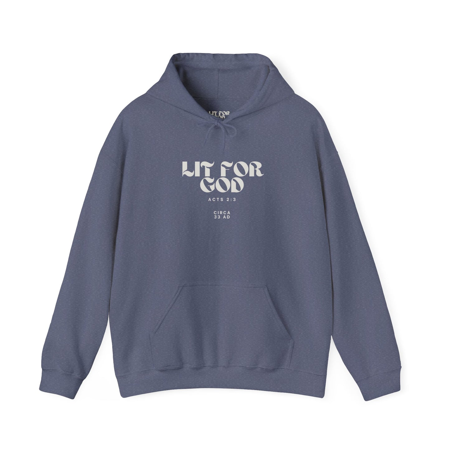 Lit for God™ Unisex Hooded Sweatshirt